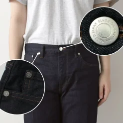 JAPAN BLUE JEANS / 12oz Stretch Center Crease 5P Denim One-washed