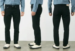 JAPAN BLUE JEANS / Prep 12oz Selvich Full Black Jeans