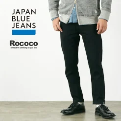 JAPAN BLUE JEANS / Prep 12oz Selvich Full Black Jeans