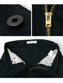 JAPAN BLUE JEANS / Prep 12oz Selvich Full Black Jeans