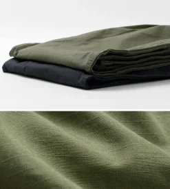 JAPAN BLUE JEANS / Ripstop garment dye relaxed trousers