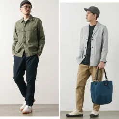 JAPAN BLUE JEANS / RJB1610 40/3 High Count Twill Wide Tapered Vintage Chinos