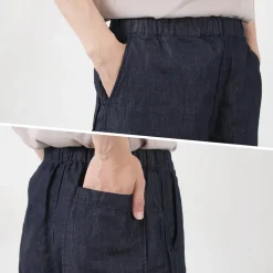 JAPAN BLUE JEANS / RJB7590 Cotton Linen Denim Easy Pants