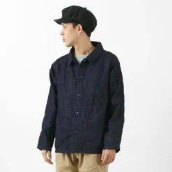 JAPAN BLUE JEANS / RJB7070 Summer French Coverall Jacket Cotton Linen Denim