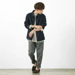 JAPAN BLUE JEANS / RJB7070 Summer French Coverall Jacket Cotton Linen Denim
