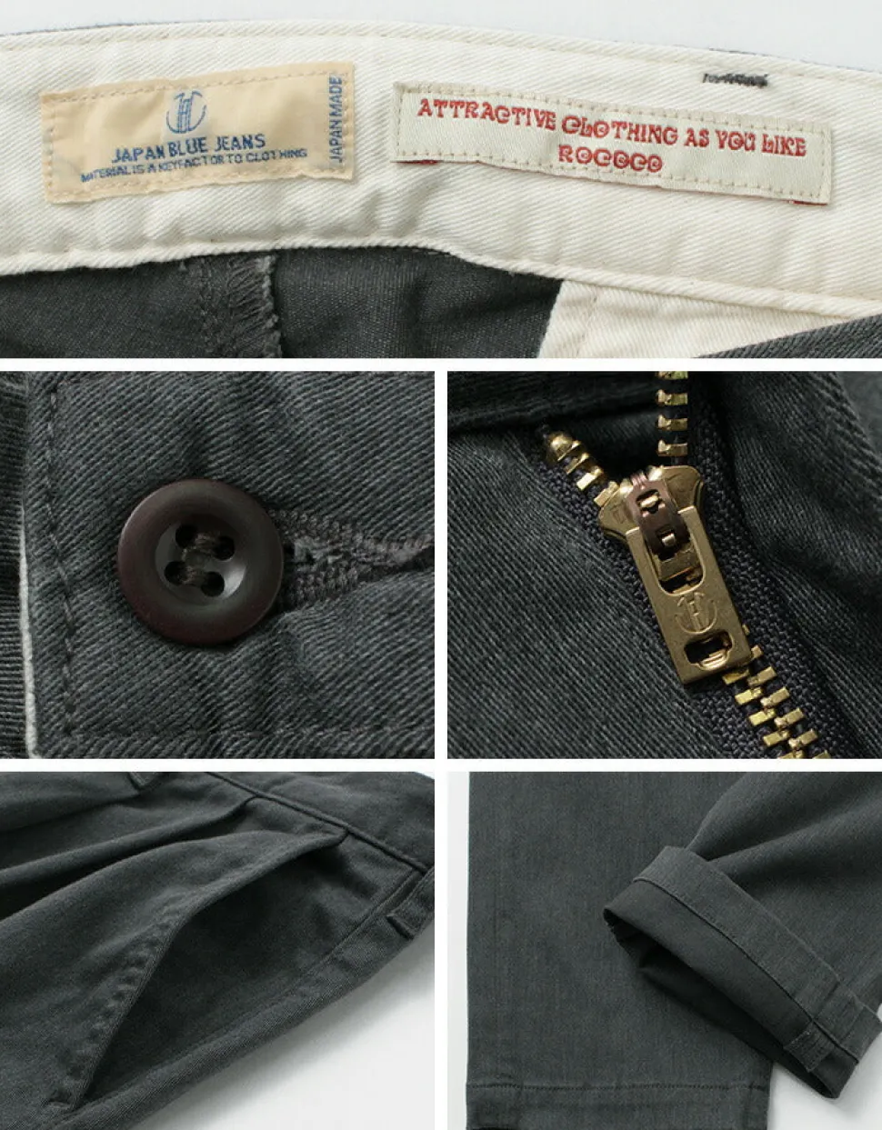 JAPAN BLUE JEANS / RJB4660 2-tuck office trousers