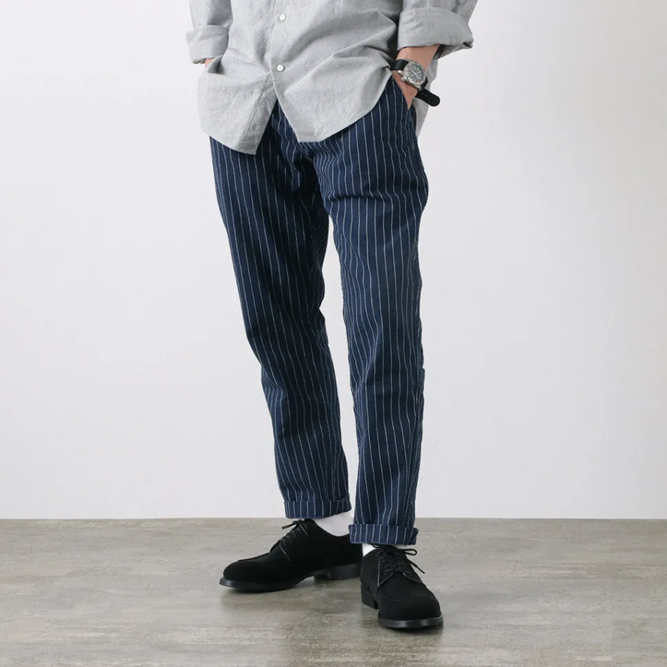 JAPAN BLUE JEANS / RJB1620Wide tapered chino stripe