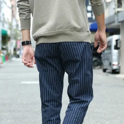 JAPAN BLUE JEANS / RJB1620Wide tapered chino stripe