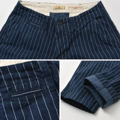 JAPAN BLUE JEANS / RJB1620Wide tapered chino stripe