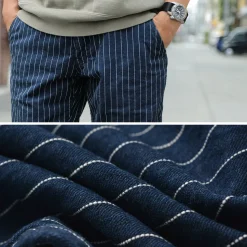 JAPAN BLUE JEANS / RJB1620Wide tapered chino stripe