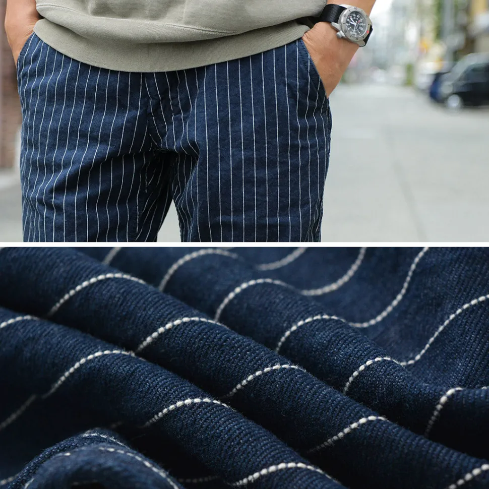 JAPAN BLUE JEANS / RJB1620Wide tapered chino stripe