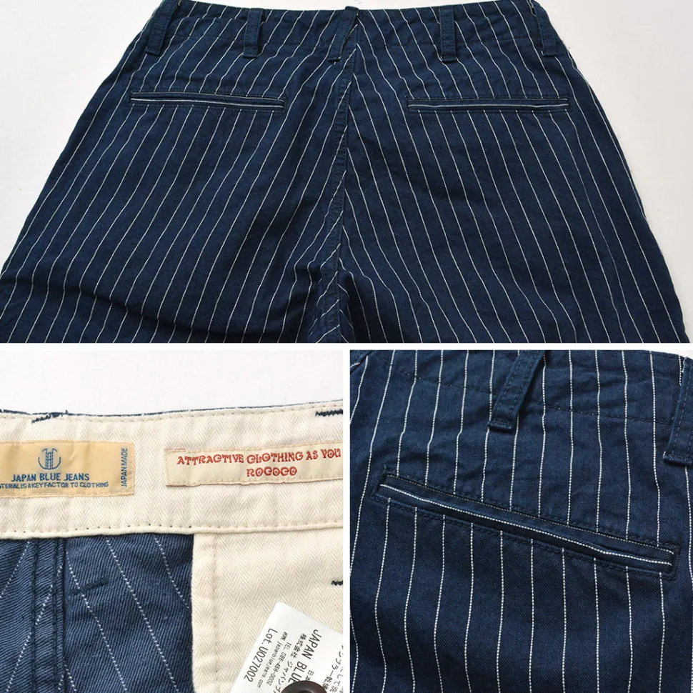 JAPAN BLUE JEANS / RJB1620Wide tapered chino stripe