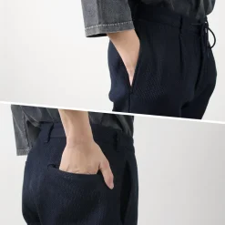 JAPAN BLUE JEANS / Sashiko Easy Tapered Pants