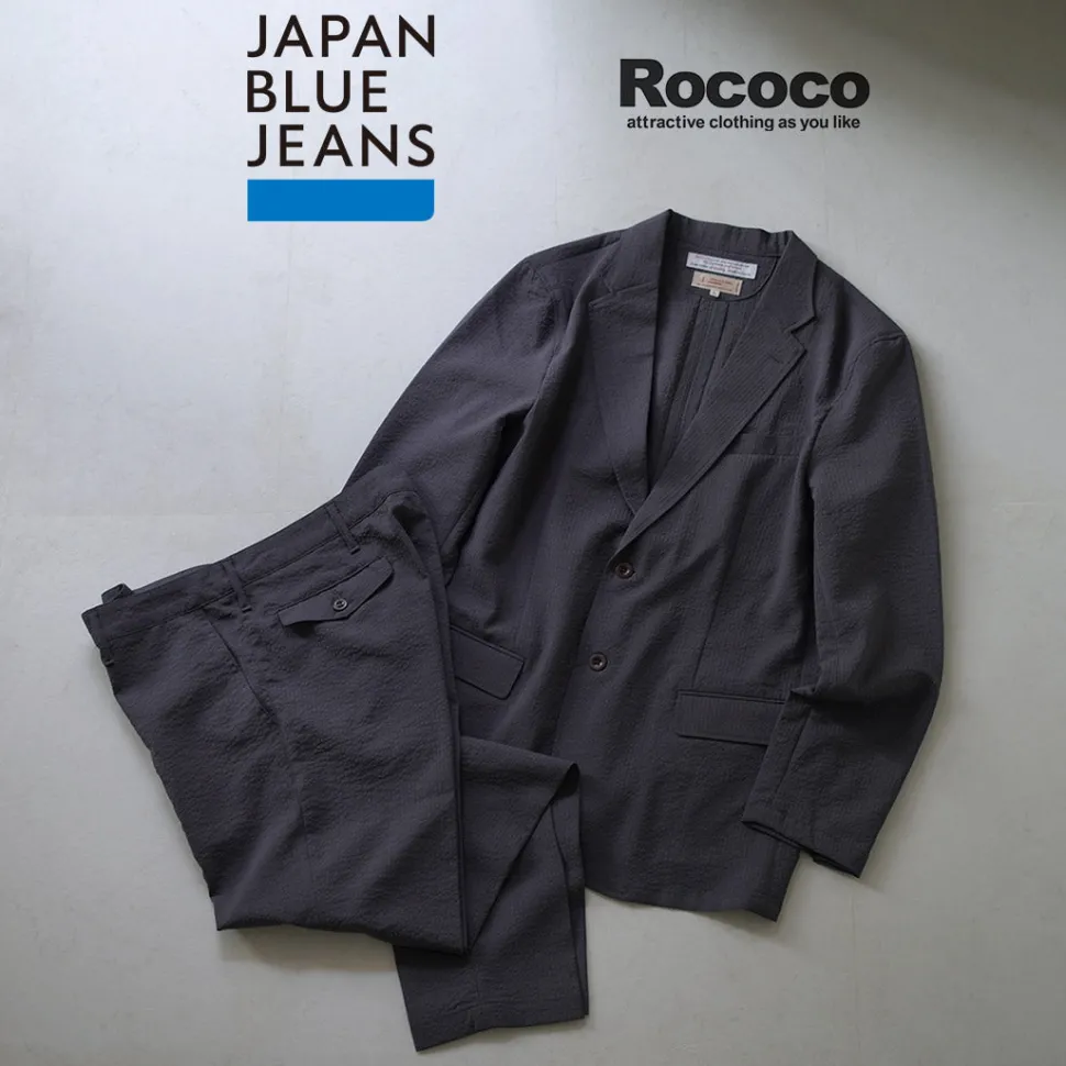 JAPAN BLUE JEANS / Seersucker Summer Unconstracted Jacket