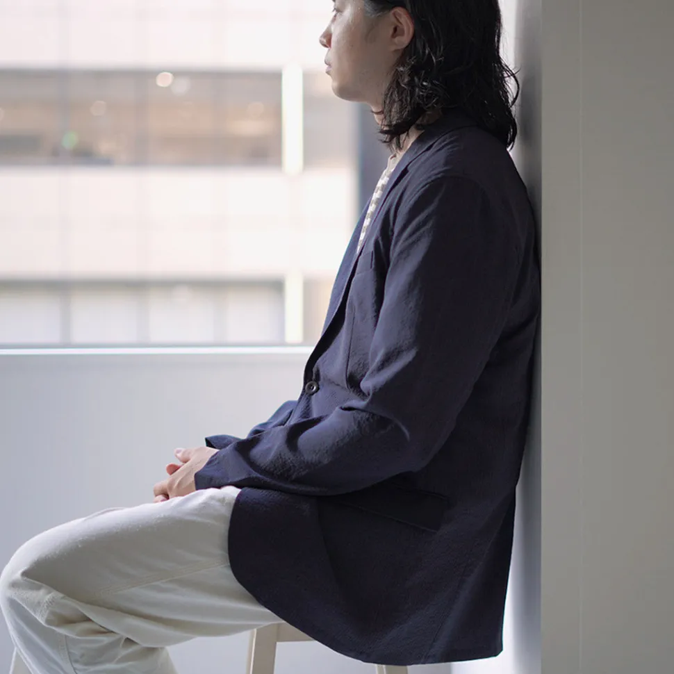 JAPAN BLUE JEANS / Seersucker Summer Unconstracted Jacket