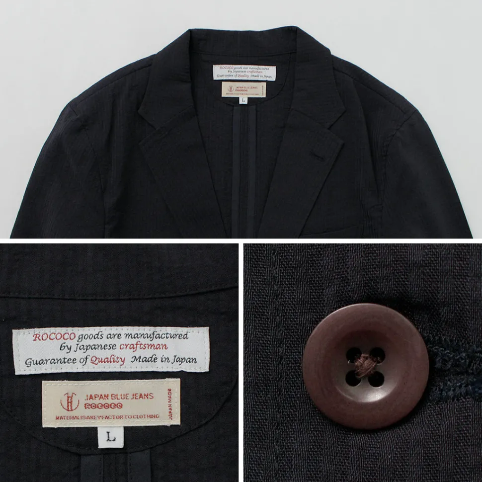 JAPAN BLUE JEANS / Seersucker Summer Unconstracted Jacket
