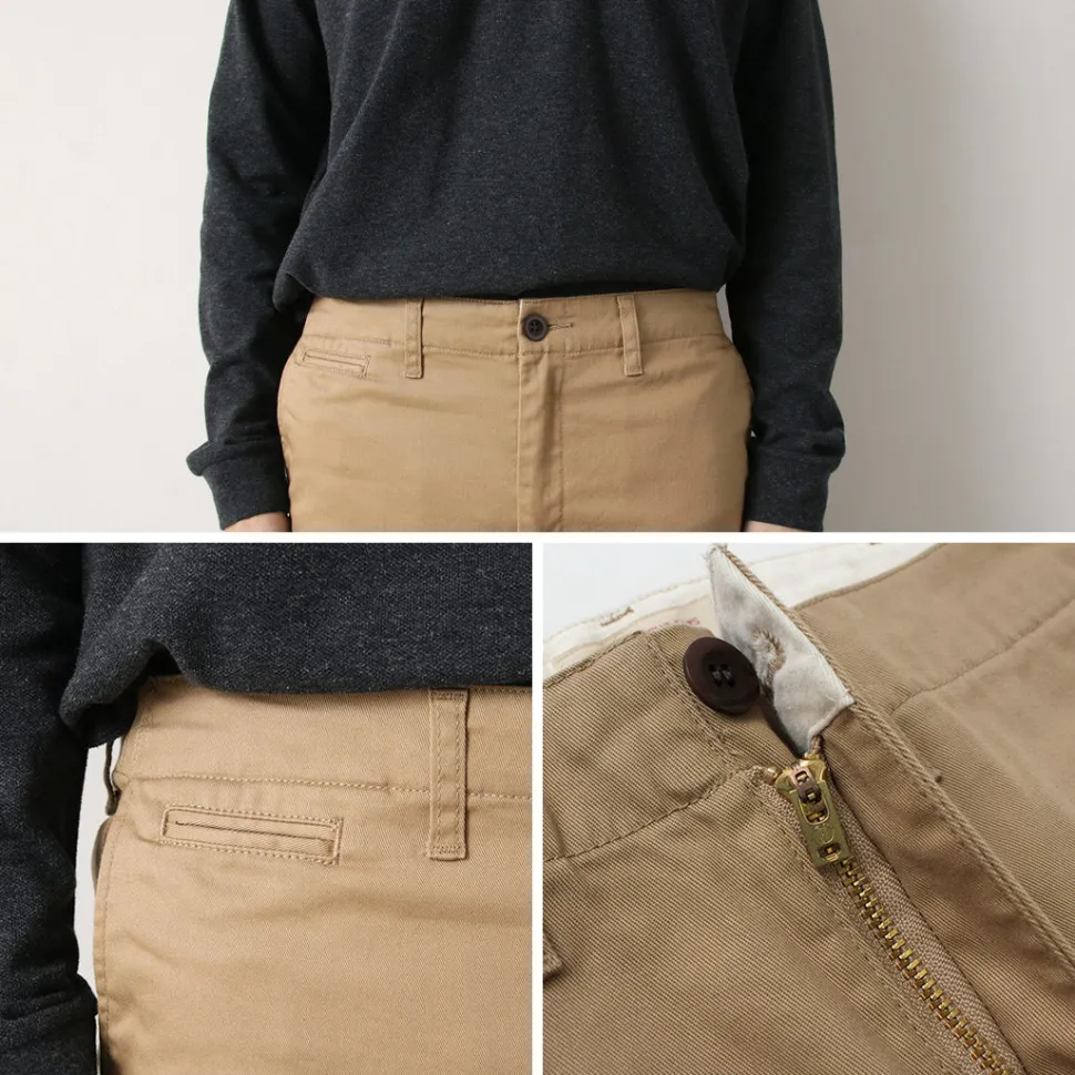JAPAN BLUE JEANS / Semi-Wide Straight Chinos