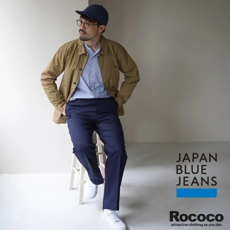 JAPAN BLUE JEANS / Semi-Wide Straight Chinos