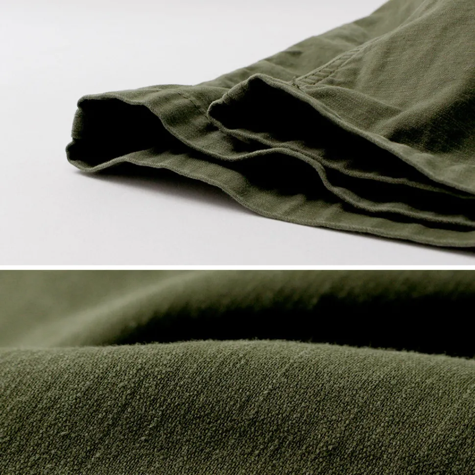 JAPAN BLUE JEANS / Wide Baker Pants Sulphur-dyed Back Satin