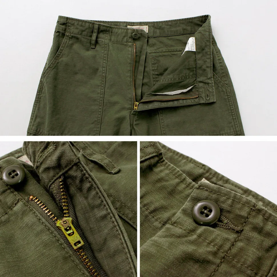 JAPAN BLUE JEANS / Wide Baker Pants Sulphur-dyed Back Satin