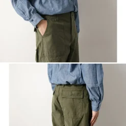 JAPAN BLUE JEANS / Wide Baker Pants Sulphur-dyed Back Satin