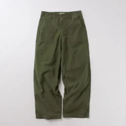 JAPAN BLUE JEANS / Wide Baker Pants Sulphur-dyed Back Satin