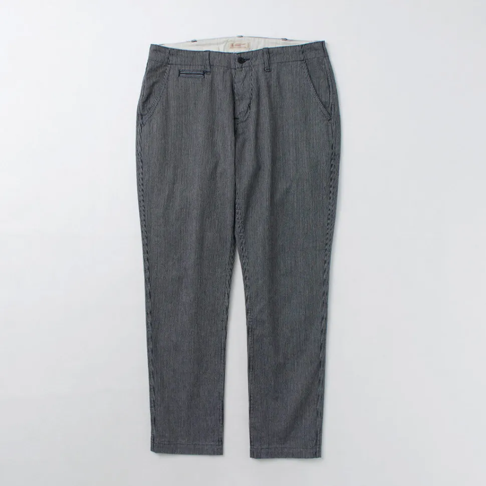 JAPAN BLUE JEANS / Wide Tapered Hickory Pants