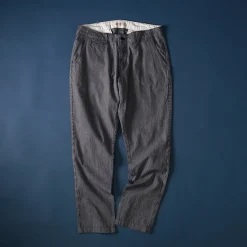 JAPAN BLUE JEANS / Wide Tapered Hickory Pants