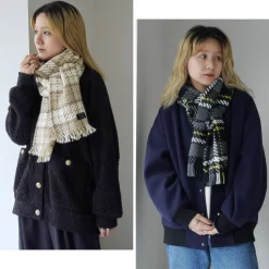 JOHN BRANIGAN / Irish Tweed Knit Scarf Scarf