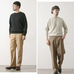 JOHN SMEDLEY / A4713 30G Henry Neck Ribbed Sweater