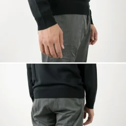 JOHN SMEDLEY / Merino Wool 30 Gauge 30 Gauge V-Neck Knit MODERN FIT