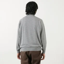 JOHN SMEDLEY / Merino Wool 30 Gauge Turtleneck Knit MODERN FIT