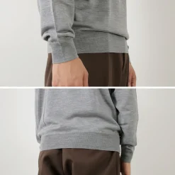 JOHN SMEDLEY / Merino Wool 30 Gauge Turtleneck Knit MODERN FIT