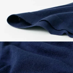 JOHN SMEDLEY / Sea Island Cotton 30 Gauge Knit Shirt