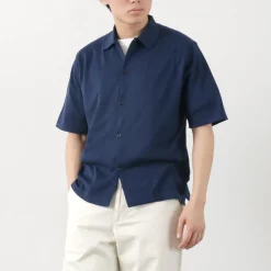 JOHN SMEDLEY / Sea Island Cotton 30 Gauge Knit Shirt