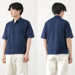 JOHN SMEDLEY / Sea Island Cotton 30 Gauge Knit Shirt