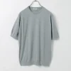JOHN SMEDLEY / Sea Island Cotton 30 Gauge Crew Neck Knit