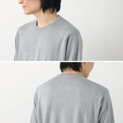 JOHN SMEDLEY / Sea Island Cotton 30 Gauge Crew Neck Knit
