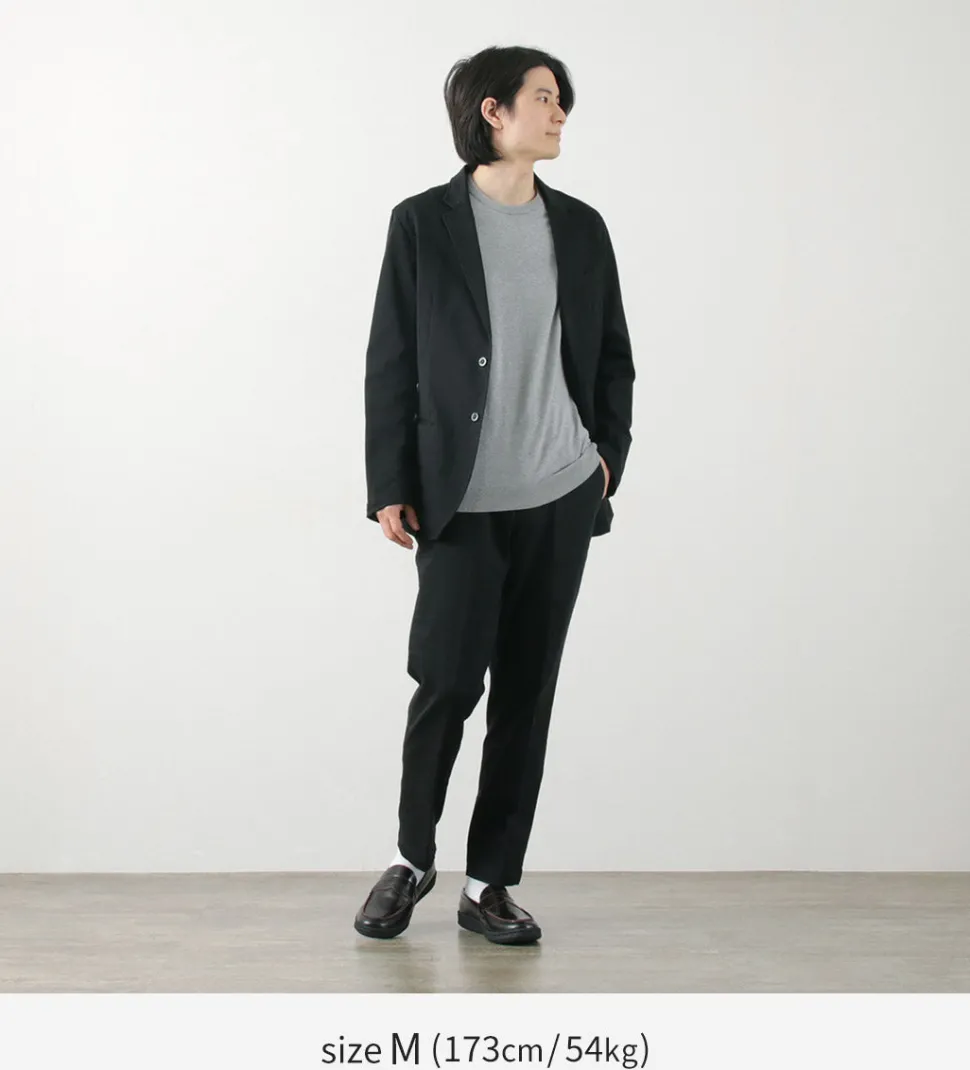 JOHN SMEDLEY / Sea Island Cotton 30 Gauge Crew Neck Knit