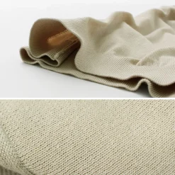 JOHN SMEDLEY / Sea Island Cotton 30 Gauge Mock Neck Knit