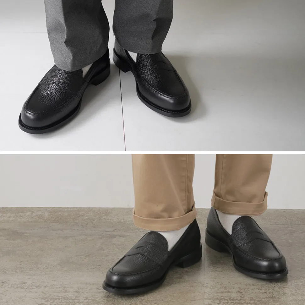 JOSEPH CHEANEY / Howard R Coin Loafer Grained Calf