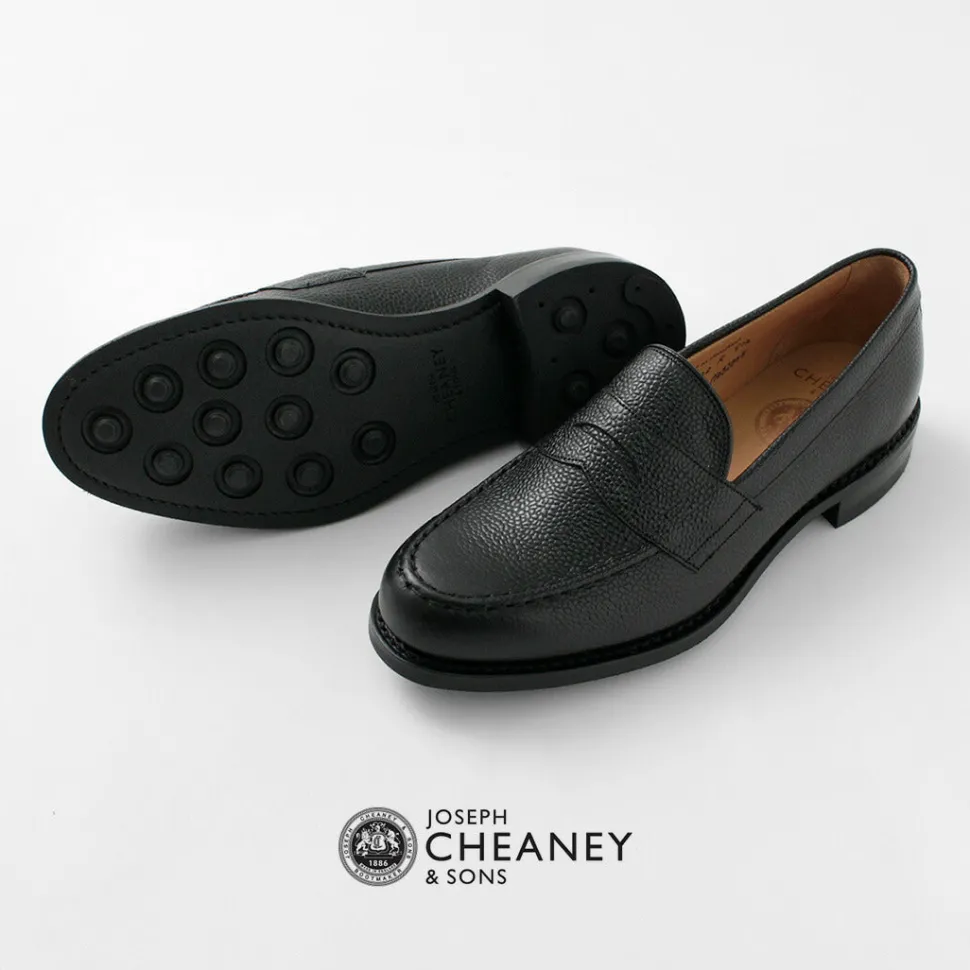 JOSEPH CHEANEY / Howard R Coin Loafer Grained Calf