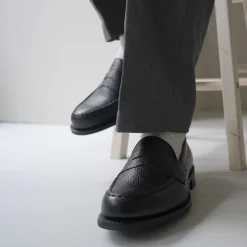 JOSEPH CHEANEY / Howard R Coin Loafer Grained Calf