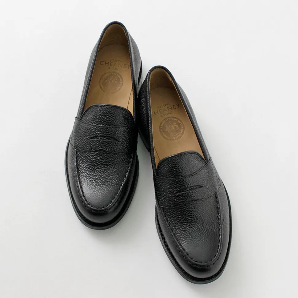 JOSEPH CHEANEY / Howard R Coin Loafer Grained Calf
