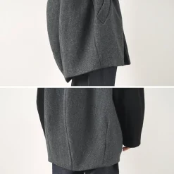 KELEN / Collarless Egg Jacket