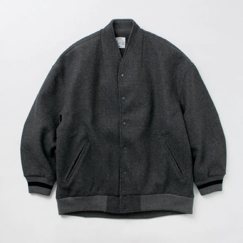 KELEN / Collarless Egg Jacket