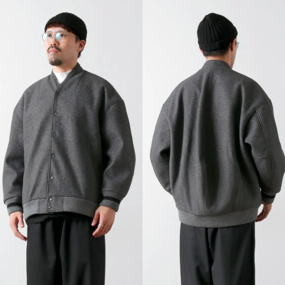 KELEN / Collarless Egg Jacket