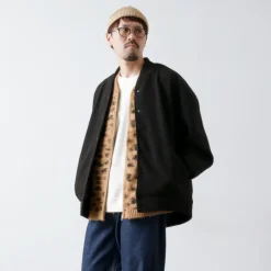 KELEN / Collarless Egg Jacket