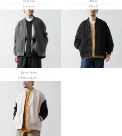 KELEN / Collarless Egg Jacket