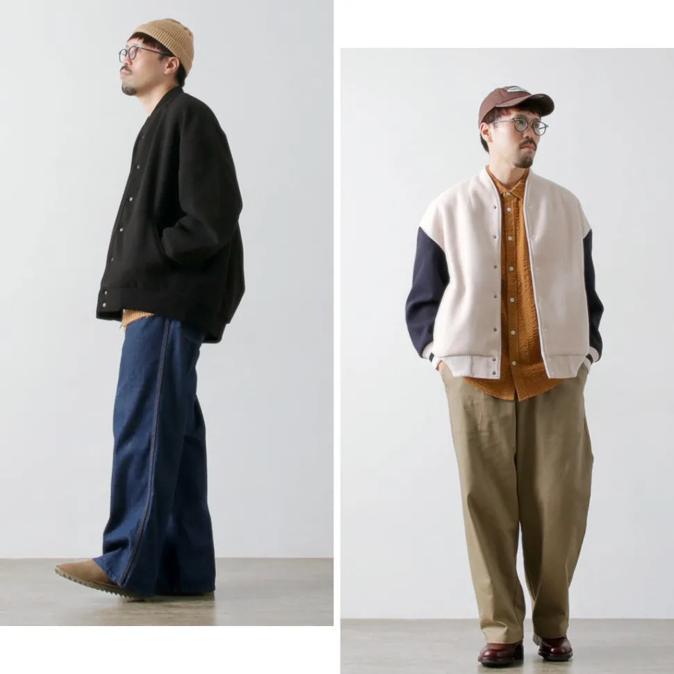 KELEN / Collarless Egg Jacket